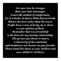 Let your love be stronger posters by MyElegantWedding Let your love be stronger posters