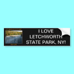 Letchworth State Park - Middle Falls bumper stickers