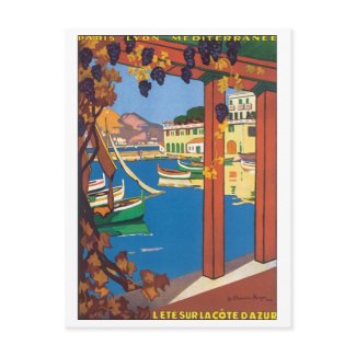 Lete Sur La Cote D' Azur postcard