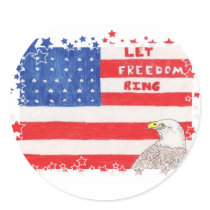 LetFreedomRing-border stickers by supermuper LetFreedomRing-border stickers