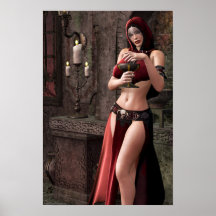 Lethal Libations Gothic Artwork Posters