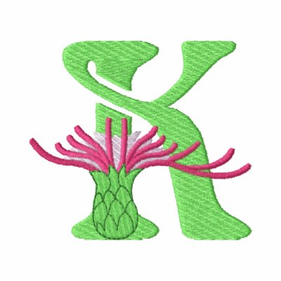 Letra K de la flor Letra K de la flor