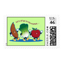 Let's All Go to the Market Stamp