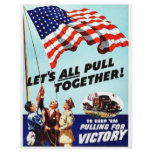 Let's All Pull Together flyers