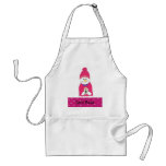 Let's Bake Girl Snowman in Pink Apron