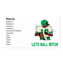 Lets Ball Bitch Business Card Templates