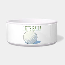 Lets Ball Dog Bowls