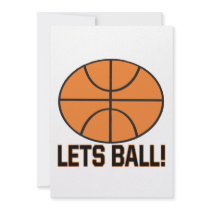 Lets Ball Personalized Announcement
