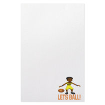 Lets Ball Custom Stationery