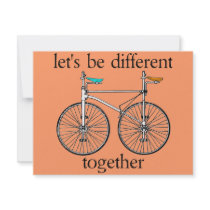 Let's Be Different Together Custom Invite