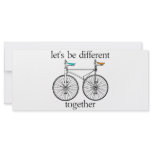 Let's Be Different Together Customized Rack Card