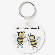 Let's Bee Friends keychains