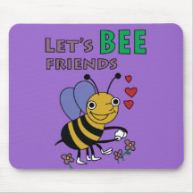 Let's Bee Friends Mousepad
