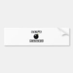 Let's Bomb Migraines Bumper Sticker