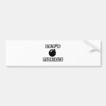 Let's Bomb Psoriasis Bumper Stickers