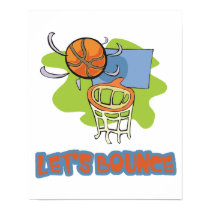 Lets Bounce Basketball posters by doonidesigns Lets Bounce Basketball posters