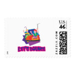 Lets Bounce Bumper Cars postage