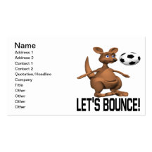 Lets Bounce Business Card Templates