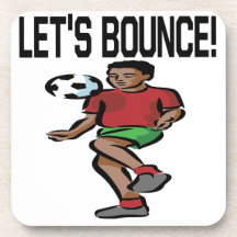 Lets Bounce Drink Coaster