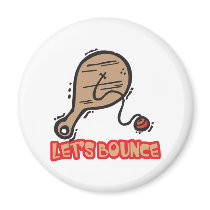 Lets Bounce Elastic Paddle Ball magnets