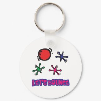 Lets Bounce Jacks Jax keychain