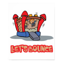 Lets Bounce Jump Castle posters by doonidesigns Lets Bounce Jump Castle posters
