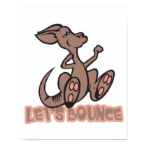Lets Bounce Kangaroo posters by doonidesigns Lets Bounce Kangaroo posters