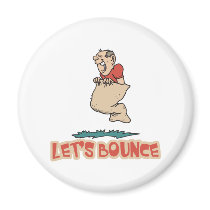 Lets Bounce Potato Sack Race magnets