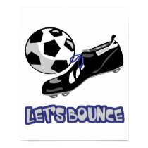 Lets Bounce Soccer Ball posters by doonidesigns Lets Bounce Soccer Ball posters