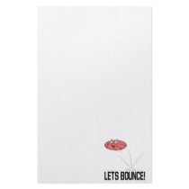 Lets Bounce Personalized Stationery