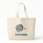 Lets Bounce Volleyball Tote Bag