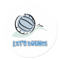 Lets Bounce Volleyball stickers