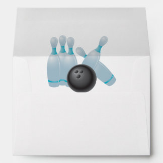 Bowling League Printed & Mailing Envelopes | Zazzle