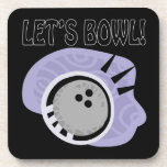 Lets Bowl cork coasters