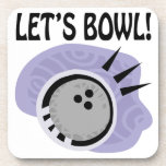 Lets Bowl cork coasters