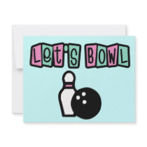 Let's Bowl! invitations by TotallyRandom Let's Bowl! invitations