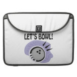 Lets Bowl macbook sleeves