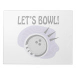 Lets Bowl notepads