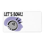 Lets Bowl labels