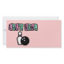 Let's Bowl! Customized Photo Card