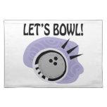 Lets Bowl placemats