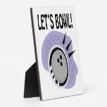 Lets Bowl plaques