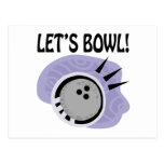 Lets Bowl postcards