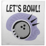 Lets Bowl napkins