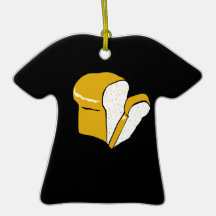 Lets Break Bread Christmas Tree Ornaments