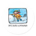 Let's Build A Snowman stickers