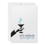 Let's Celebrate, a Girls Night Out invitations