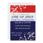 Let's celebrate July 4th Party Invitations