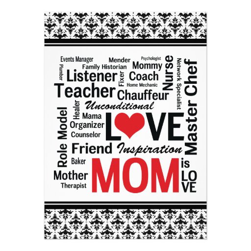 Let's Celebrate Mom! Mother's Day /Mom's Birthday Personalized Announceme...
