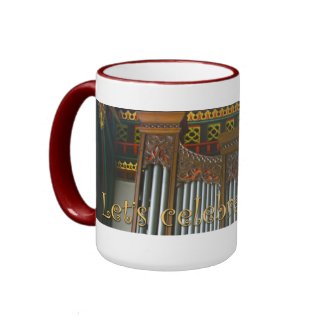 Let's celebrate organs mug - Leicester Cathedral